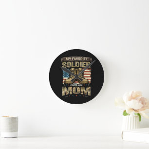 My favourite soldier calls me mom round clock