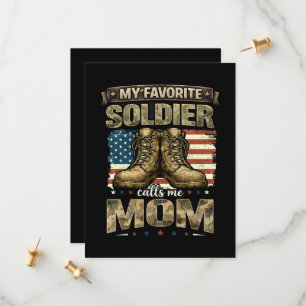 My favourite soldier calls me mom save the date