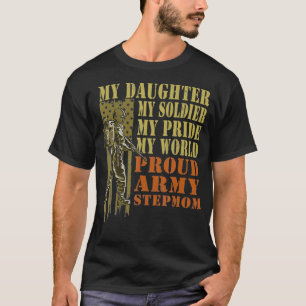My Favourite Soldier Proud Army Stepmom Military G T-Shirt