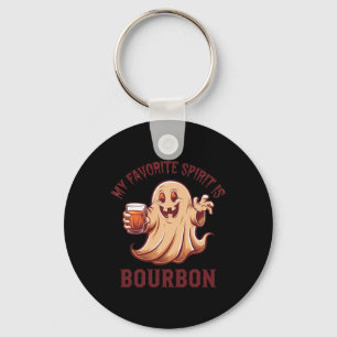 My Favourite Spirit Is Bourbon Bourbon Lover Gifts Keychain