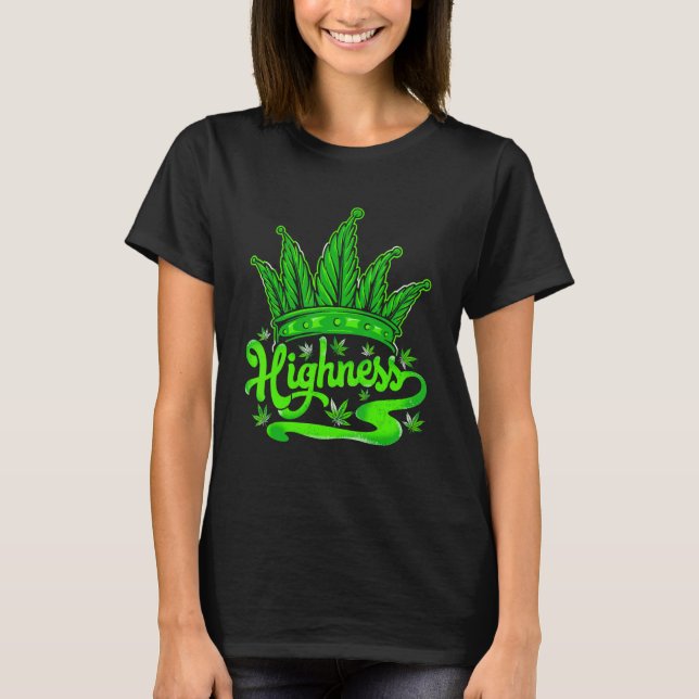 My Favourite Stoner Calls Me Weed Dad Funny Father T-Shirt (Front)