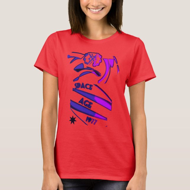 My favourite style space age  T-Shirt (Front)