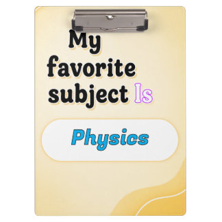 My Favourite Subject Is [Subject]  Clipboard