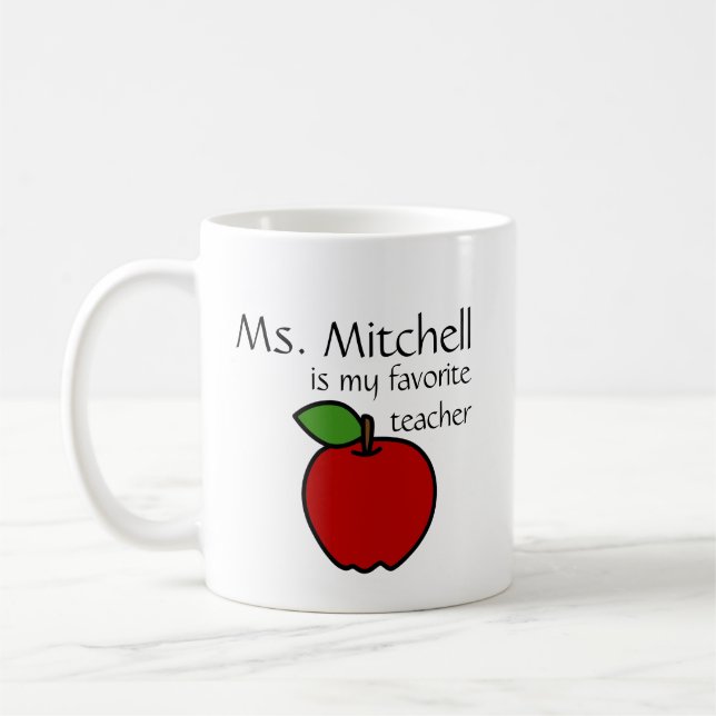 My Favourite Teacher Mug - Customize (Left)