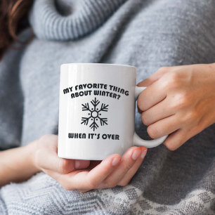 My Favourite Thing About Winter Coffee Mug