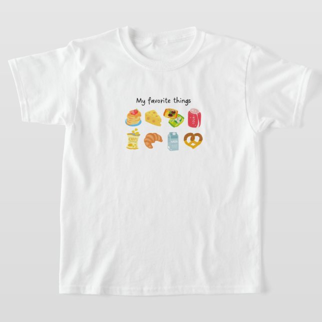 My Favourite Things T-Shirt (Laydown)