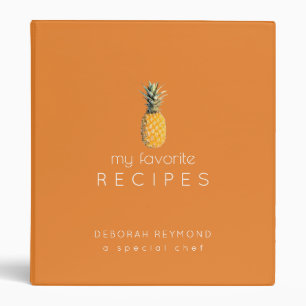 my favourite tropical recipes binder book