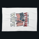 My Favourite Veteran Is My Wife Patriotic Shirt De Kitchen Towel<br><div class="desc">My Favourite Veteran Is My Wife Patriotic Shirt Design_1</div>