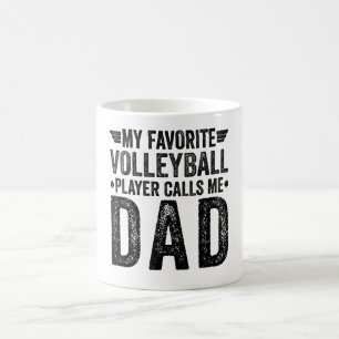My Favourite Volleyball Player Calls Me Dad Coffee Mug