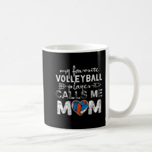 My Favourite volleyball Player Calls Me Mom Fun Mo Coffee Mug
