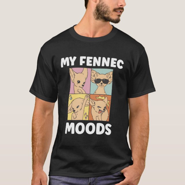 My Fennec Moods Fennec Fox T-Shirt (Front)