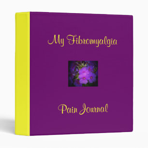 My Fibromyalgia Pain Journal-Binder Binder