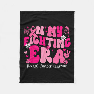 My Fighting Era Breast Cancer Awareness Warrior Gr Fleece Blanket