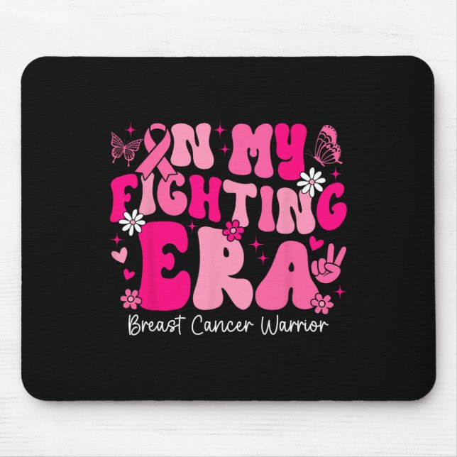 My Fighting Era Breast Cancer Awareness Warrior Gr Mouse Pad (Front)