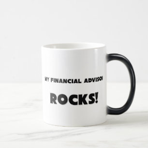 MY Financial Advisor ROCKS! Magic Mug