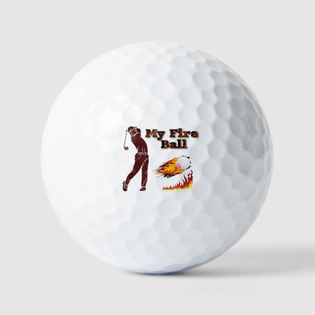 My Fire Ball Golf Tee (Front)