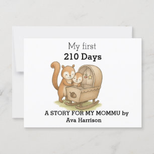 My First 210 Days – Personalized Baby Memory Postcard