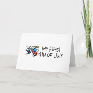 My First 4th Of July Card