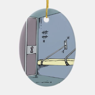 My first apartment ceramic ornament