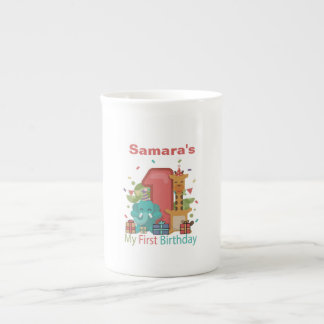 My First Birthday  Bone China Mug