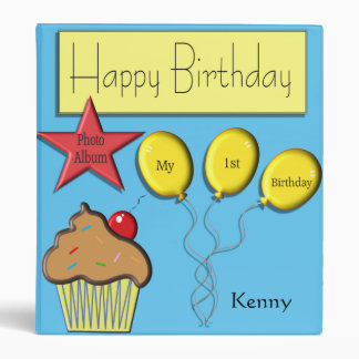 My First Birthday Photo Album Binder