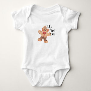 My First Bite / Tooth Personalized Babysuits Baby Bodysuit