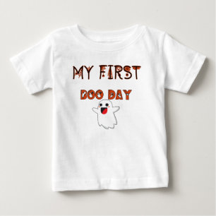 My First Boo Day Halloween or Birthday  Baby T-Shirt