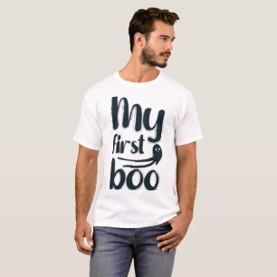 My First Boo Men's Halloween T-Shirt - Fun Ghost 