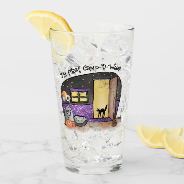 My First Camp-O-Ween – Spooky Black Cat Glass (Front Ice)