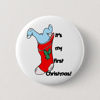 My First Christmas 2 Inch Round Button