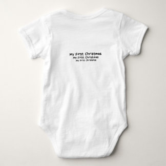 My First Christmas - 3Months Old Baby Bodysuit