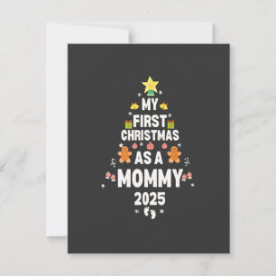 My First Christmas as a Mommy 2025 Xmas Card