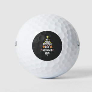 My First Christmas as a Mommy 2025 Xmas Golf Balls