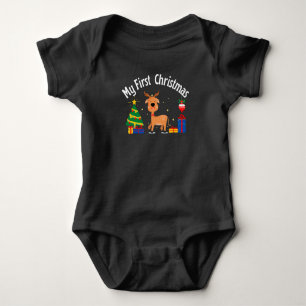 My First Christmas  Baby Bodysuit