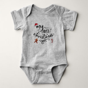 My First Christmas Baby Bodysuit