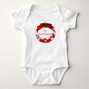 My First Christmas Baby Bodysuit