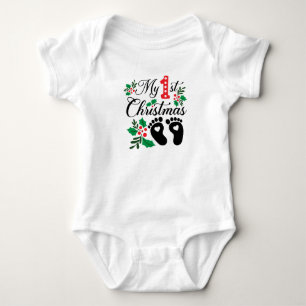 My First Christmas Baby Bodysuit
