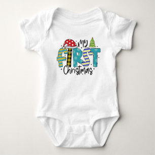 My first Christmas Baby Bodysuit