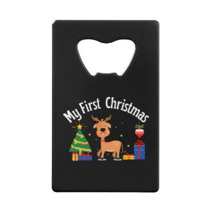 My First Christmas Credit Card Bottle Opener
