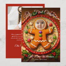 My First Christmas Cute Gingerbread 2 Photo