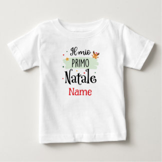 My First Christmas – Il Mio Primo Natale Baby T-Shirt