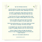 My First Christmas in Heaven Poster