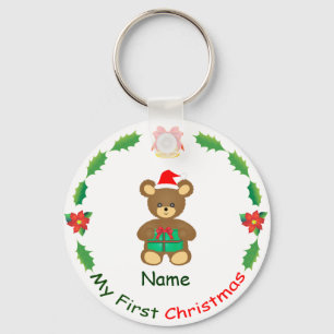 My First Christmas Keychain