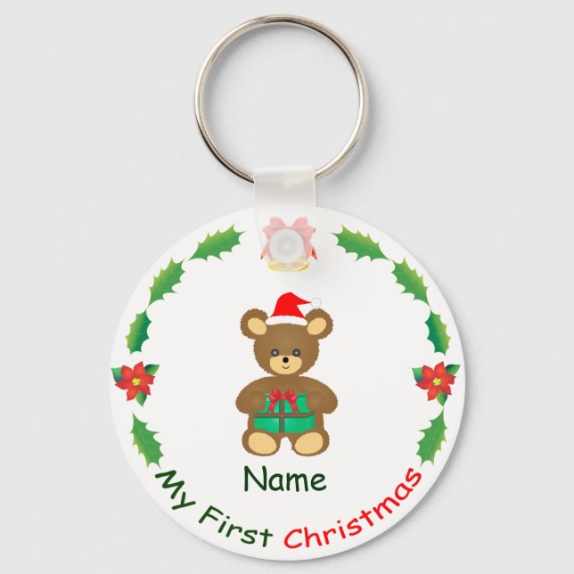 My First Christmas Keychain (Front)