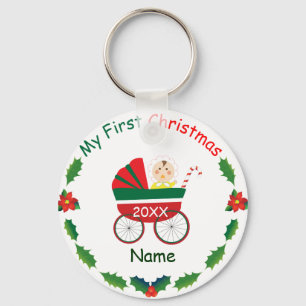 My First Christmas Keychain