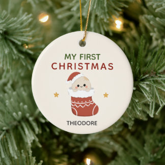 My First Christmas Little Egg Ornament