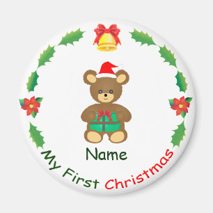 My First Christmas Magnet