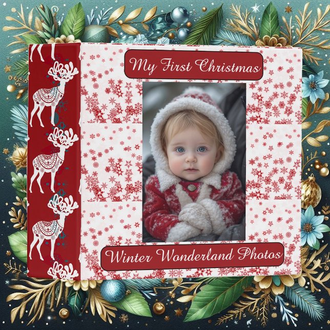 My First Christmas Memoirs Winter Wonderland Photo Binder (My First Christmas Winter Wonderland Photo 3 Ring Binder)
