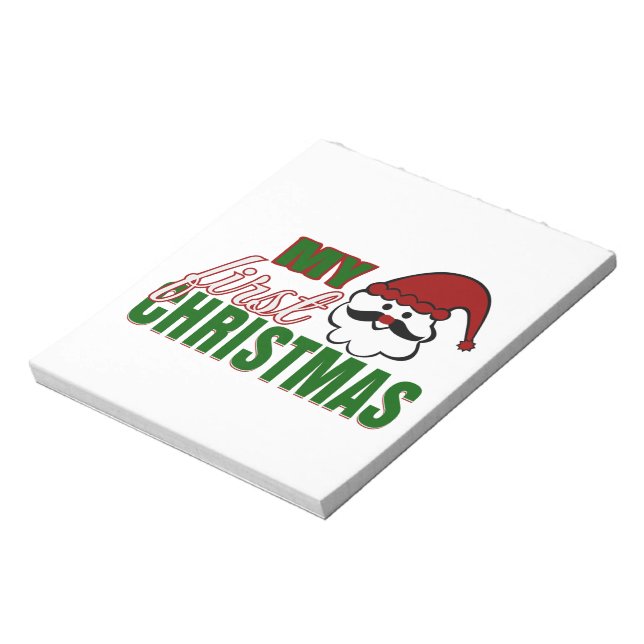 My First Christmas Notepad (Rotated)