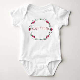 "My First Christmas" OnePiece For Baby Bodysuit